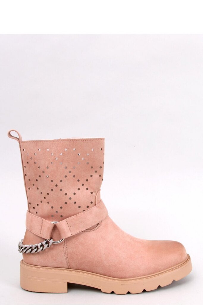 Auliniai batai moterims Inello 184924-54, smėlio spalvos kaina ir informacija | Aulinukai, ilgaauliai batai moterims | pigu.lt
