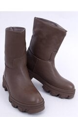 Auliniai batai moterims Inello 172871-55, rudi kaina ir informacija | Aulinukai, ilgaauliai batai moterims | pigu.lt
