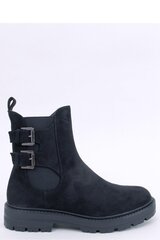 Auliniai batai moterims Inello 185853-53, juodi kaina ir informacija | Aulinukai, ilgaauliai batai moterims | pigu.lt