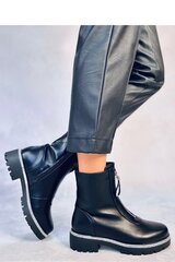 Auliniai batai moterims Inello 188177-46, juodi kaina ir informacija | Aulinukai, ilgaauliai batai moterims | pigu.lt