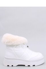Sniego batai moterims Inello 188598-56, balti kaina ir informacija | Aulinukai, ilgaauliai batai moterims | pigu.lt