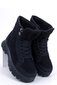 Auliniai batai moterims Inello 173568-53, juodi kaina ir informacija | Aulinukai, ilgaauliai batai moterims | pigu.lt