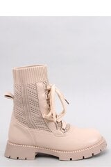 Auliniai batai moterims Inello 187375-56, smėlio spalvos kaina ir informacija | Aulinukai, ilgaauliai batai moterims | pigu.lt