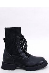 Auliniai batai moterims Inello 187376-55, juodi kaina ir informacija | Aulinukai, ilgaauliai batai moterims | pigu.lt