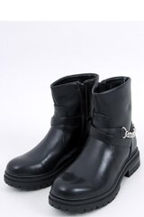 Auliniai batai moterims Inello 170640-56, juodi kaina ir informacija | Aulinukai, ilgaauliai batai moterims | pigu.lt
