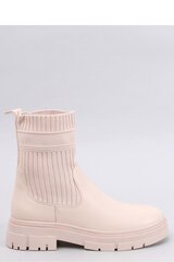 Auliniai batai moterims Inello 188462-56, smėlio spalvos цена и информация | Женские сапоги | pigu.lt
