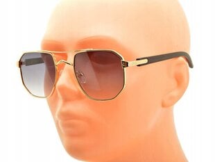 Солнцезащитные очки с золотой оправой UV400 STL18 цена и информация | Женские солнцезащитные очки | pigu.lt