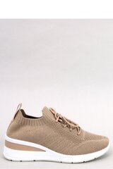 Laisvalaikio batai moterims Inello 184789-55, smėlio spalvos цена и информация | Спортивная обувь, кроссовки для женщин | pigu.lt
