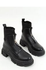 Auliniai batai moterims Inello 157731-55, juodi kaina ir informacija | Aulinukai, ilgaauliai batai moterims | pigu.lt