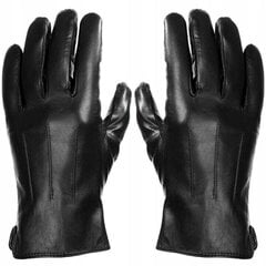 Мужские кожаные флисовые перчатки BLACK ELEGANT RKW7A-XL цена и информация | Женские перчатки | pigu.lt