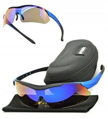 Sportiniai akiniai Speed Polarized, mėlyni kaina ir informacija | Sportiniai akiniai | pigu.lt