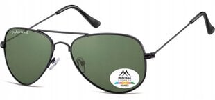 Мужские солнцезащитные очки UV Polarised Pilot Sunglasses Men's + Gratis MP94A цена и информация | Женские солнцезащитные очки | pigu.lt