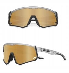 Dviratininkų akiniai Twinshield STW-C25, pilki/rudi kaina ir informacija | Sportiniai akiniai | pigu.lt