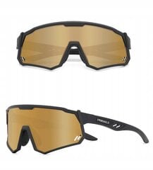 Dviratininkų akiniai Twinshield STW-C12, juodi/rudi kaina ir informacija | Sportiniai akiniai | pigu.lt