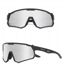 Dviratininkų akiniai Twinshield STW-C11, juodi/pilki kaina ir informacija | Sportiniai akiniai | pigu.lt