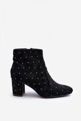 Aulinukai moterims Step In Style 18401653, juodi kaina ir informacija | Aulinukai, ilgaauliai batai moterims | pigu.lt
