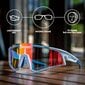 Dviratininkų akiniai Rockbros SP291, balti kaina ir informacija | Sportiniai akiniai | pigu.lt