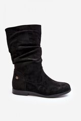 Auliniai batai moterims Step in style 189124-56, juodi kaina ir informacija | Aulinukai, ilgaauliai batai moterims | pigu.lt