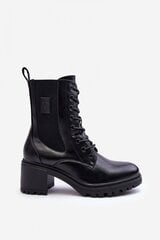 Aulinukai moterims Step In Style 18395256, juodi kaina ir informacija | Aulinukai, ilgaauliai batai moterims | pigu.lt