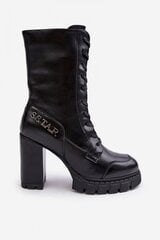 Aulinukai moterims Step in style 186240, juodi kaina ir informacija | Aulinukai, ilgaauliai batai moterims | pigu.lt