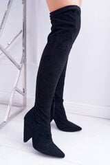 Ilgaauliai batai moterims Step in style 189742, juodi kaina ir informacija | Aulinukai, ilgaauliai batai moterims | pigu.lt