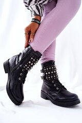 Auliniai batai moterims Step in style 173427-55, juodi kaina ir informacija | Aulinukai, ilgaauliai batai moterims | pigu.lt