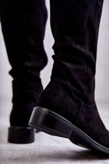 Ilgaauliai batai moterims Step in style 173604-52, juodi kaina ir informacija | Aulinukai, ilgaauliai batai moterims | pigu.lt