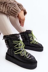 Žieminiai batai moterims Step in style 188336-56, juodi kaina ir informacija | Aulinukai, ilgaauliai batai moterims | pigu.lt
