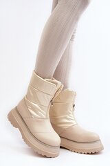Aulinukai moterims Step In Style 18859555, smėlio spalvos kaina ir informacija | Aulinukai, ilgaauliai batai moterims | pigu.lt