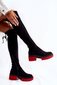 Ilgaauliai batai moterims Step in style 185581-56, juodi kaina ir informacija | Aulinukai, ilgaauliai batai moterims | pigu.lt