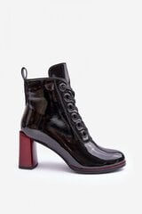 Aulinukai moterims Step in style 186680, juodi kaina ir informacija | Aulinukai, ilgaauliai batai moterims | pigu.lt