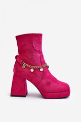Aulinukai moterims Step in style 189750, rožiniai kaina ir informacija | Aulinukai, ilgaauliai batai moterims | pigu.lt