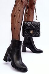 Aulinukai moterims Step in style 185647, juodi kaina ir informacija | Aulinukai, ilgaauliai batai moterims | pigu.lt