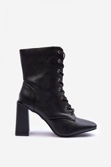 Aulinukai moterims Step In Style 18505456, juodi kaina ir informacija | Aulinukai, ilgaauliai batai moterims | pigu.lt