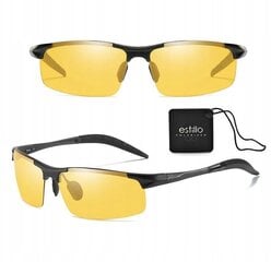 BIKE GLASSES HD Polarised UV GOGGLES FOR DRIVERS YELLOW GRATES цена и информация | Спортивные очки | pigu.lt