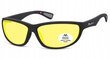 Sportiniai akiniai Montana SP312F, juodi/geltoni kaina ir informacija | Sportiniai akiniai | pigu.lt