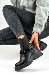 Aulinukai moterims Primo 186033, juodi kaina ir informacija | Aulinukai, ilgaauliai batai moterims | pigu.lt