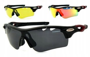 Sportiniai akiniai Lozano LZ-110A, juodi kaina ir informacija | Sportiniai akiniai | pigu.lt