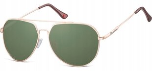 Солнцезащитные очки MALE AVIATORS Gold Green S90E цена и информация | Женские солнцезащитные очки | pigu.lt