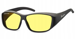 Sportiniai akiniai Montana FO4H, juodi/geltoni kaina ir informacija | Sportiniai akiniai | pigu.lt