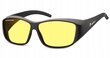 Sportiniai akiniai Montana FO4H, juodi/geltoni цена и информация | Sportiniai akiniai | pigu.lt