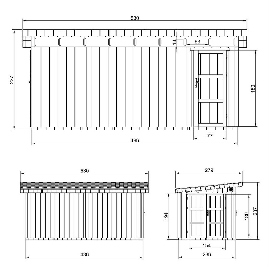 Sodo namelis Timbela M905C su dažų rinkiniu Terra Brown, A237x279x530 cm / 11.5 m2, smėlio spalvos kaina ir informacija | Sodo nameliai, malkinės, pastogės | pigu.lt