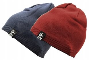 Мужская зимняя шапка с двумя сторонами L/XL Акрил для зимы Теплый и Эластичный ST-514E цена и информация | Женские шапки | pigu.lt