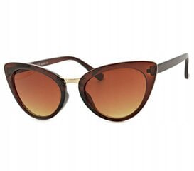 Женские коричневые солнцезащитные очки "кошачий глаз STF292 цена и информация | Женские солнцезащитные очки | pigu.lt