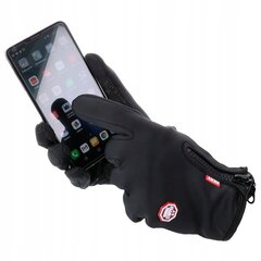 Зимние сенсорные спортивные перчатки для велосипеда XL RKW2-XL цена и информация | Женские перчатки | pigu.lt