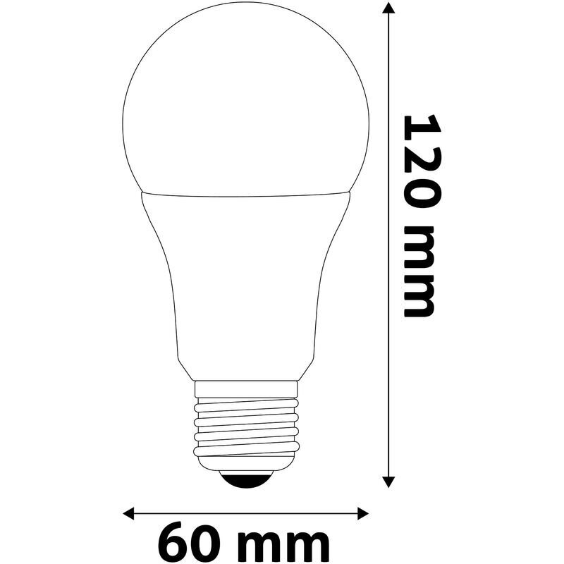 Avide LED lemputė 11W A60 E27 3000K kaina ir informacija | Elektros lemputės | pigu.lt