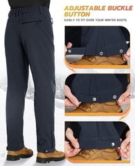 Мужские брюки софтшелл Gouxry, синие цена и информация | Мужские брюки FINIS | pigu.lt