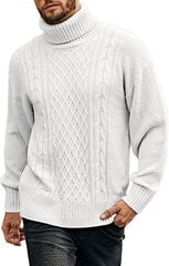 Мужской свитер Fueri, белый цена и информация | Мужской джемпер | pigu.lt