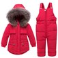 Komplektas mergaitėms Sanmio, raudonas kaina ir informacija | Žiemos drabužiai vaikams | pigu.lt