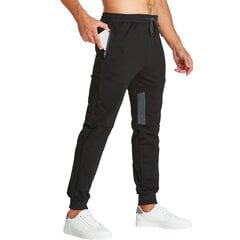 Спортивные мужские брюки Gaocai, черные цена и информация | Мужские термобрюки, темно-синие, SMA61007 | pigu.lt
